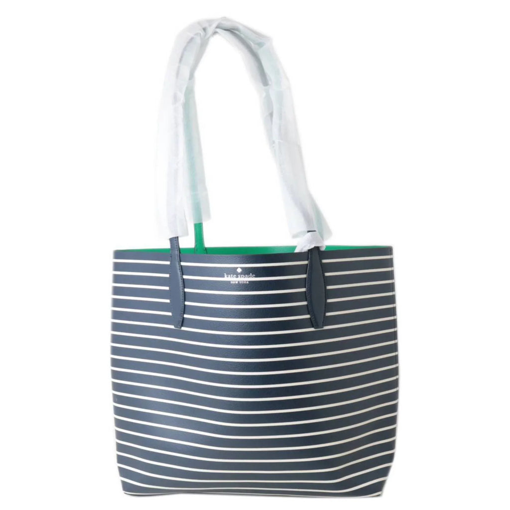 Pre-Owned kate spade new york / Kate Spade New York Arch Surprise Striped Large Reversible Tote Bag WKR00612 (460) (Good)