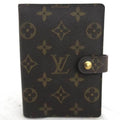 Pre-Owned Louis Vuitton LOUIS VUITTON Notebook Coating Monogram Agenda PM Canvas Brown Unisex R20005 (Good)