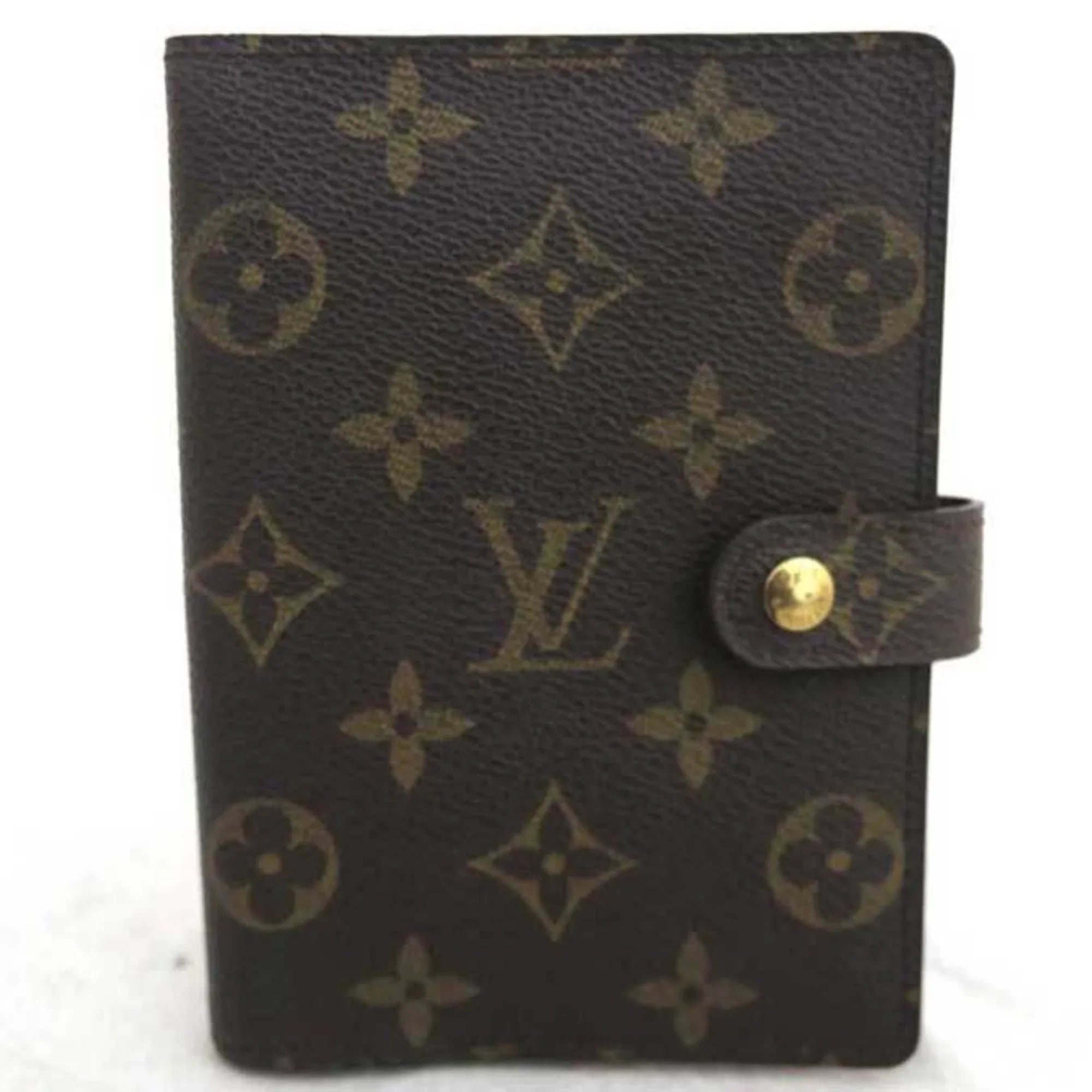 Pre-Owned Louis Vuitton LOUIS VUITTON Notebook Coating Monogram Agenda PM Canvas Brown Unisex R20005 (Good)