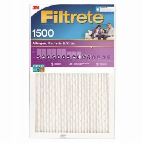 3M Filtrete 2026DC-4 Purple 20" x 24" x 1" MPR 1500 3 Month Air Filter - Quantity of 4