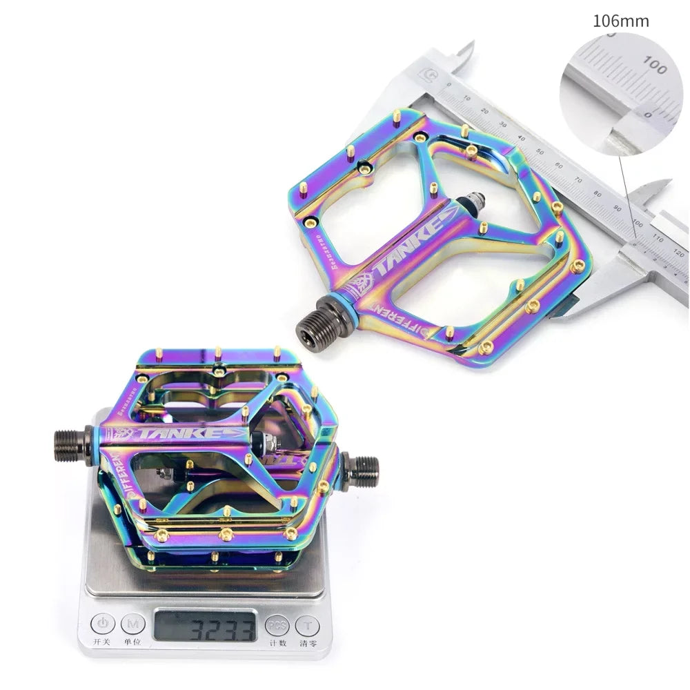Nebublu Colorful Cycling Road Bike Pedals, Non-slip Aluminium MTB Bike Pedals - Perfect Adventures!