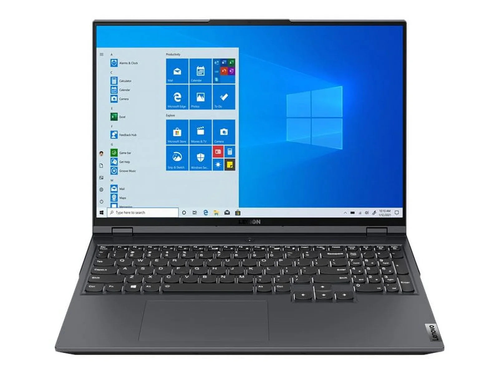 Lenovo Legion 5 Pro 16ITH6H 82JD - Intel Core i7 11800H / 2.3 GHz - Win 10 Pro 64-bit - GF RTX 3070 - 32 GB RAM - 1 TB SSD NVMe x 2 - 16" IPS 2560 x 1600 (WQXGA) @ 165 Hz - Wi-Fi 6 - black (bottom), storm gray (top) - kbd: US - with 1 Year Legion Ul