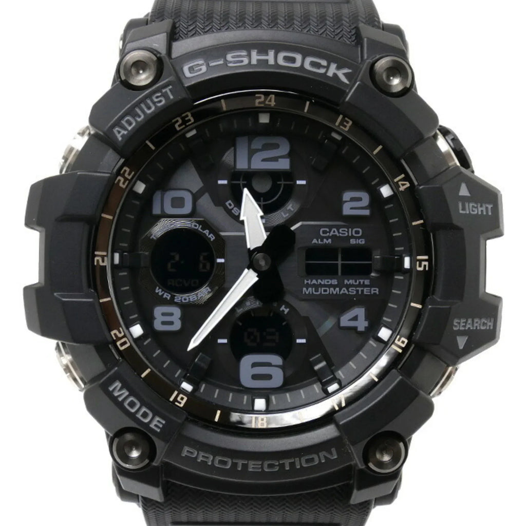 Pre-Owned CASIO Casio G-SHOCK Mud Master Radio Watch Solar GWG-100-1AER Overseas Model Men's (Good)