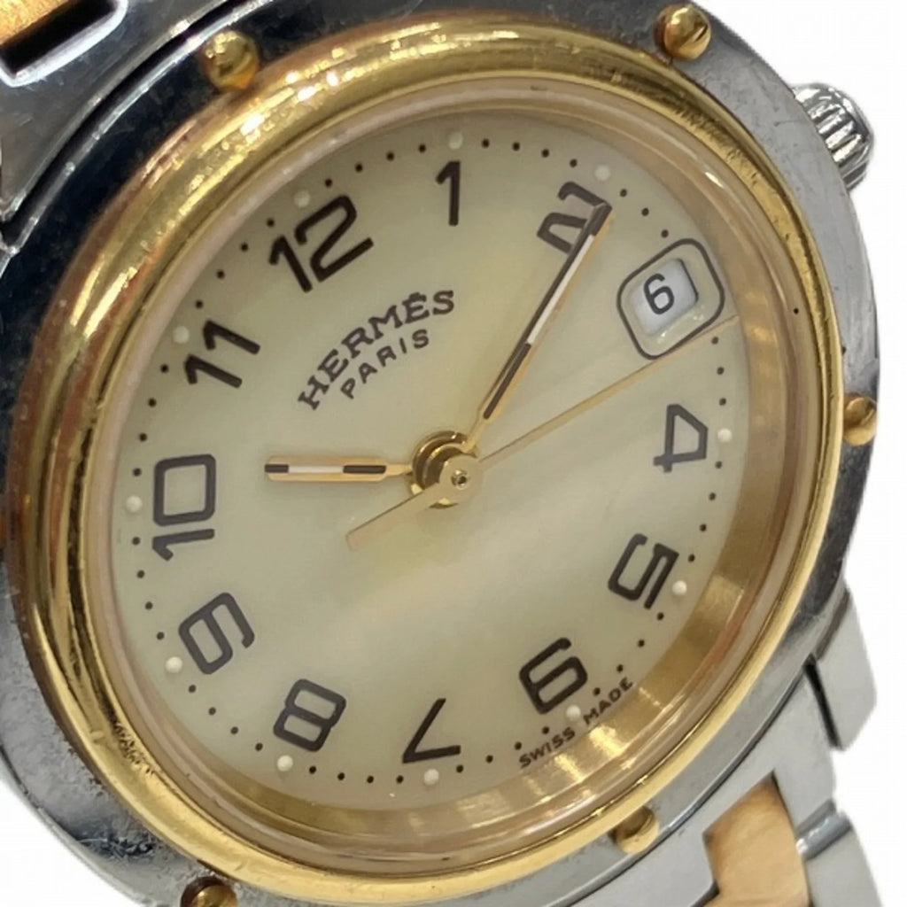 Pre-Owned Hermes Clipper CL4.220 Quartz Watch Ladies (Fair)