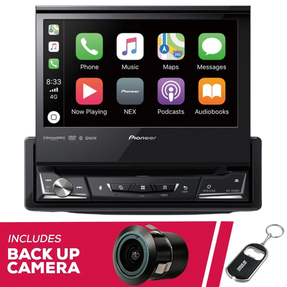 New Pioneer AVH-3500NEX 6.8" Multimedia DVD Receiver w/ Bluetooth & Bullet Camera