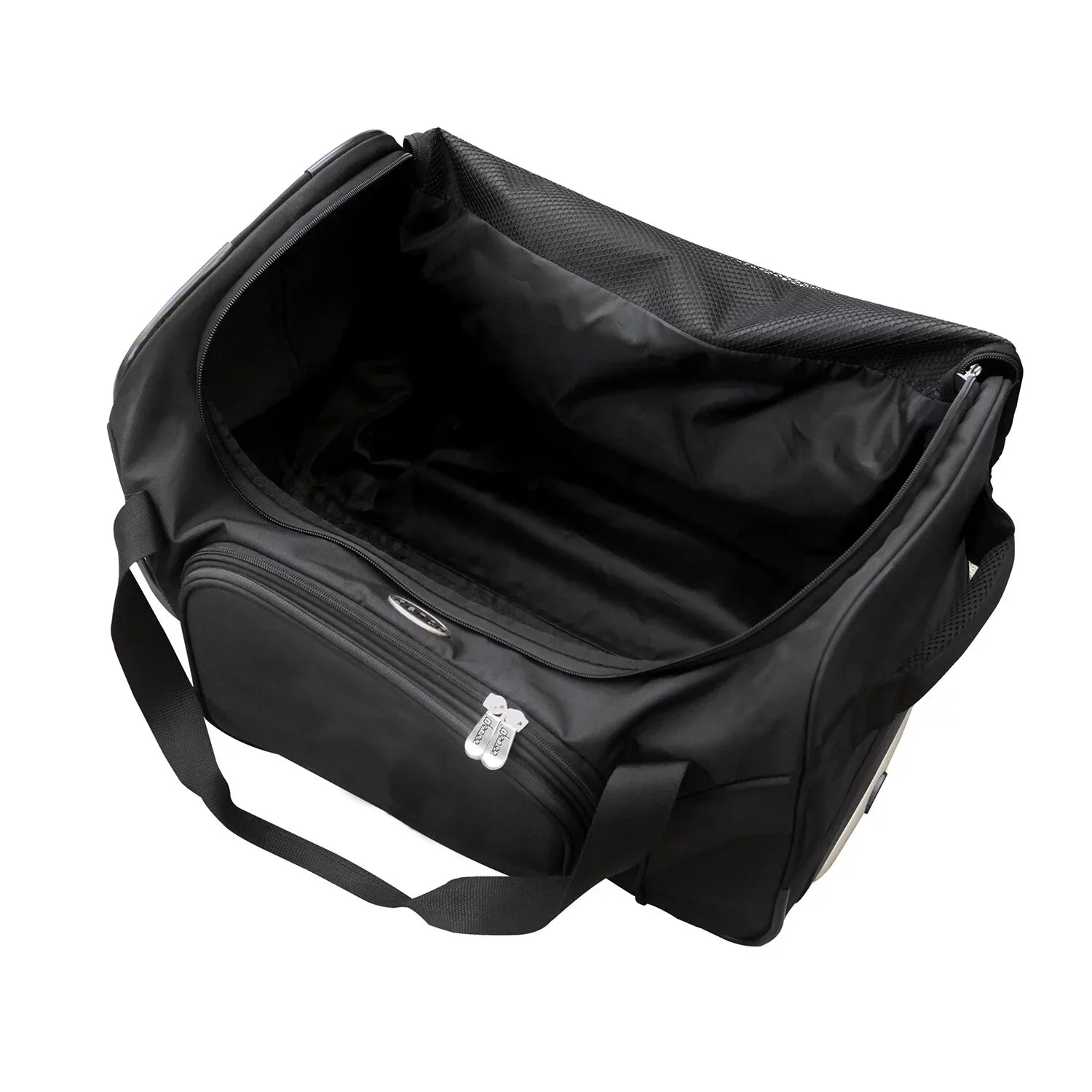 MOJO Black New York Mets 22" 2-Wheeled Duffel Bag