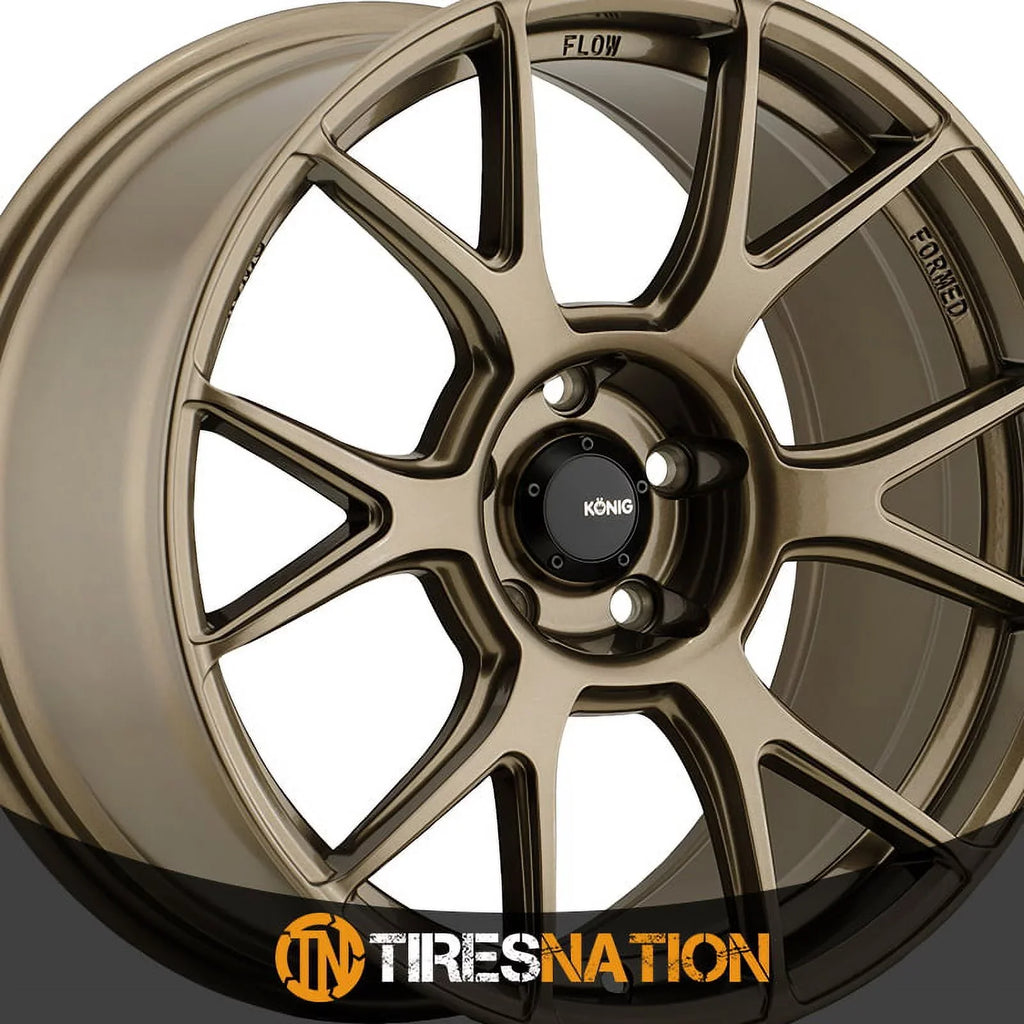 Konig 56BZ Amplim 17x8 5x114.3 +40et Gloss Bronze Wheel