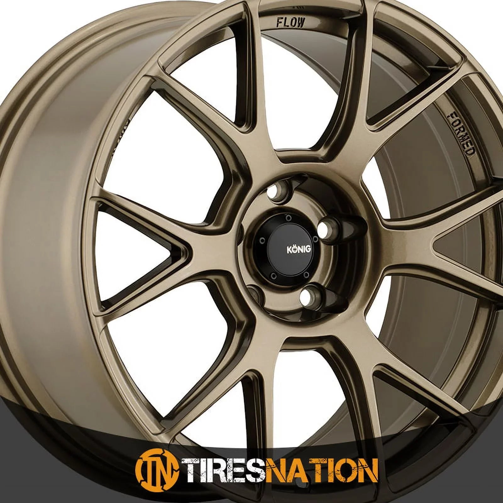 Konig 56BZ Amplim 17x8 5x114.3 +40et Gloss Bronze Wheel