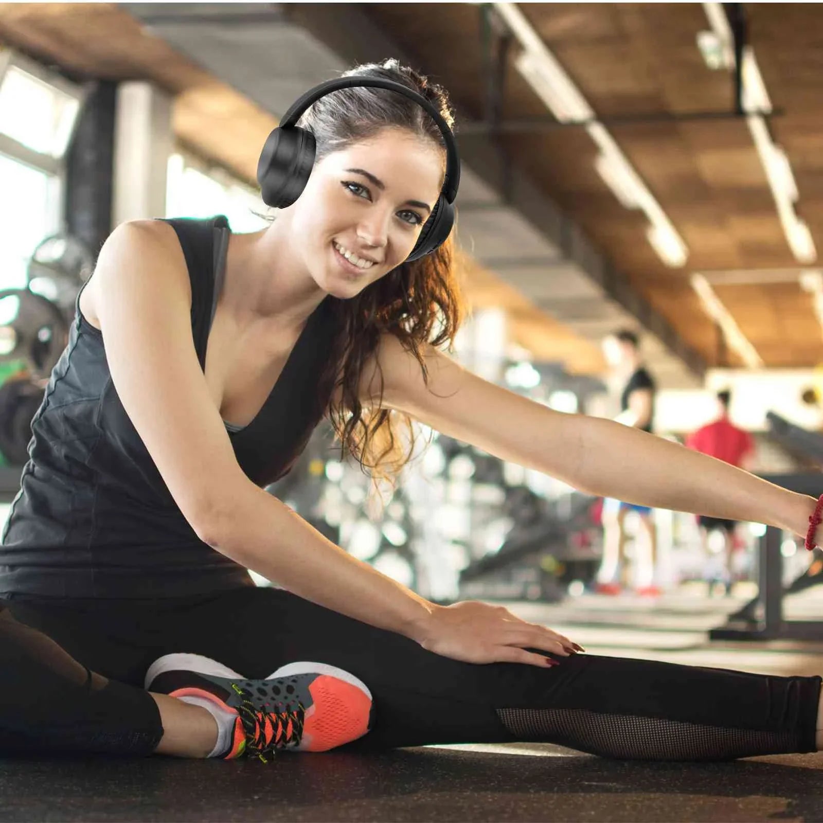 UrbanX UX991 Wireless Bluetooth Stereo Earphones High Resolution Audio Deep Bass Superior Comt Over The Ear Headphones with Mic Asus Zenfone Max Pro (M1) ZB601KL/ZB602K phone Call Support