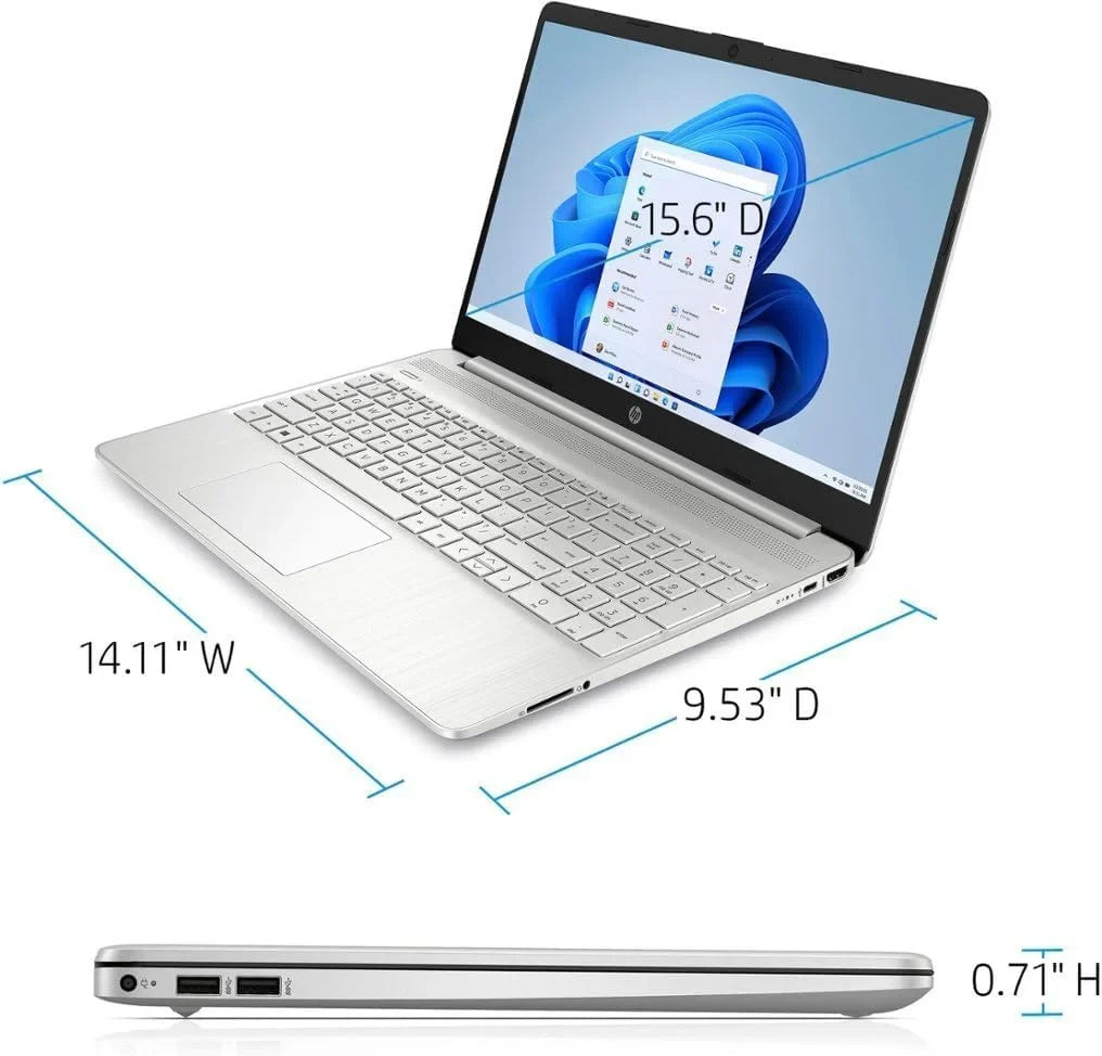 HP 15 15.6" FHD Touchscreen Business Laptop, 12th Gen Intel 10-Core i7-1255U, 16GB RAM, 1TB PCIe SSD, Numeric Keypad, Wi-Fi, HDMI, Windows 11 Home in S Mode