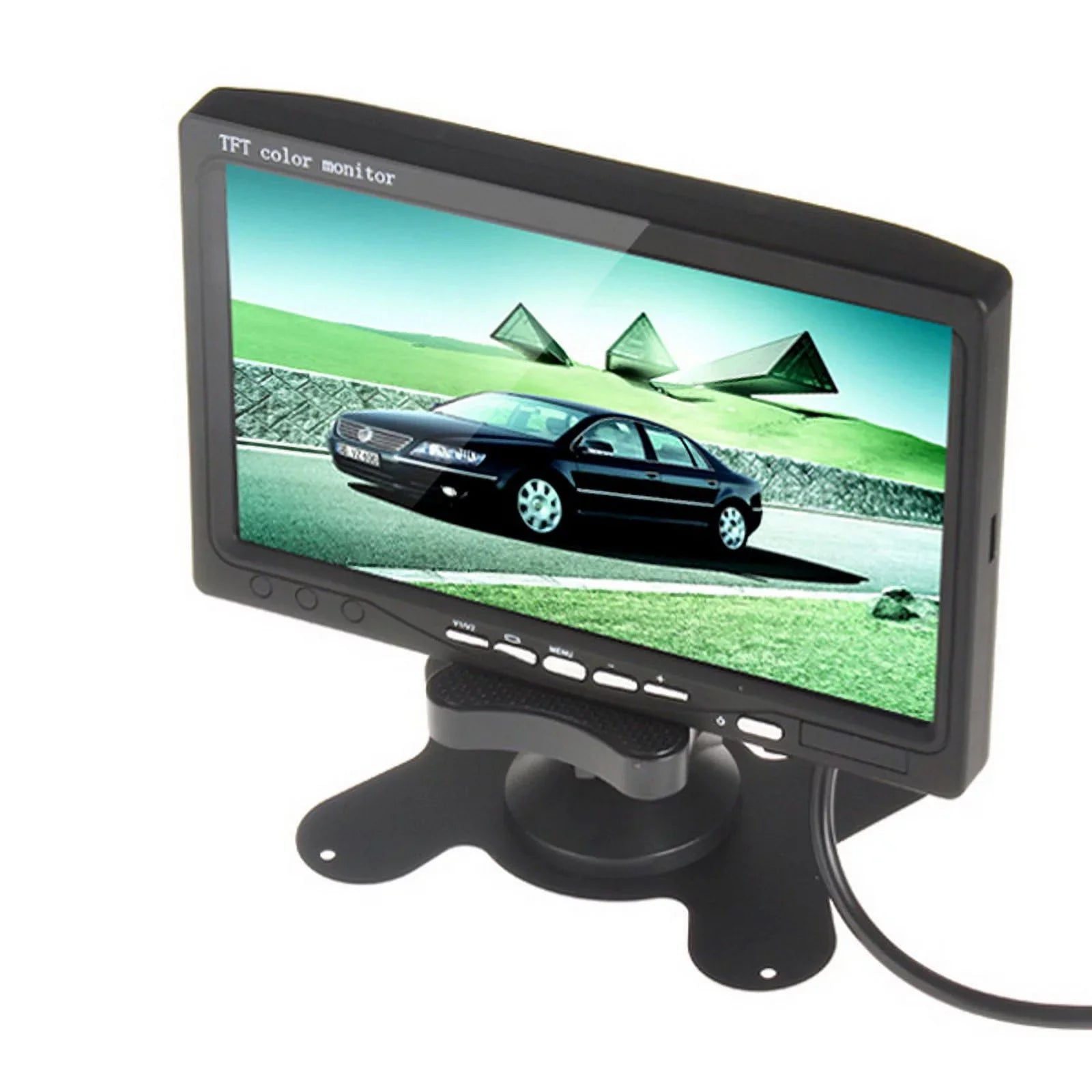 12V/24V parking system 7inch TFT LCD Car Monitor IR with 18 LED camera Bus RV Car Van Truck reverse Night Vision+32 feet cable