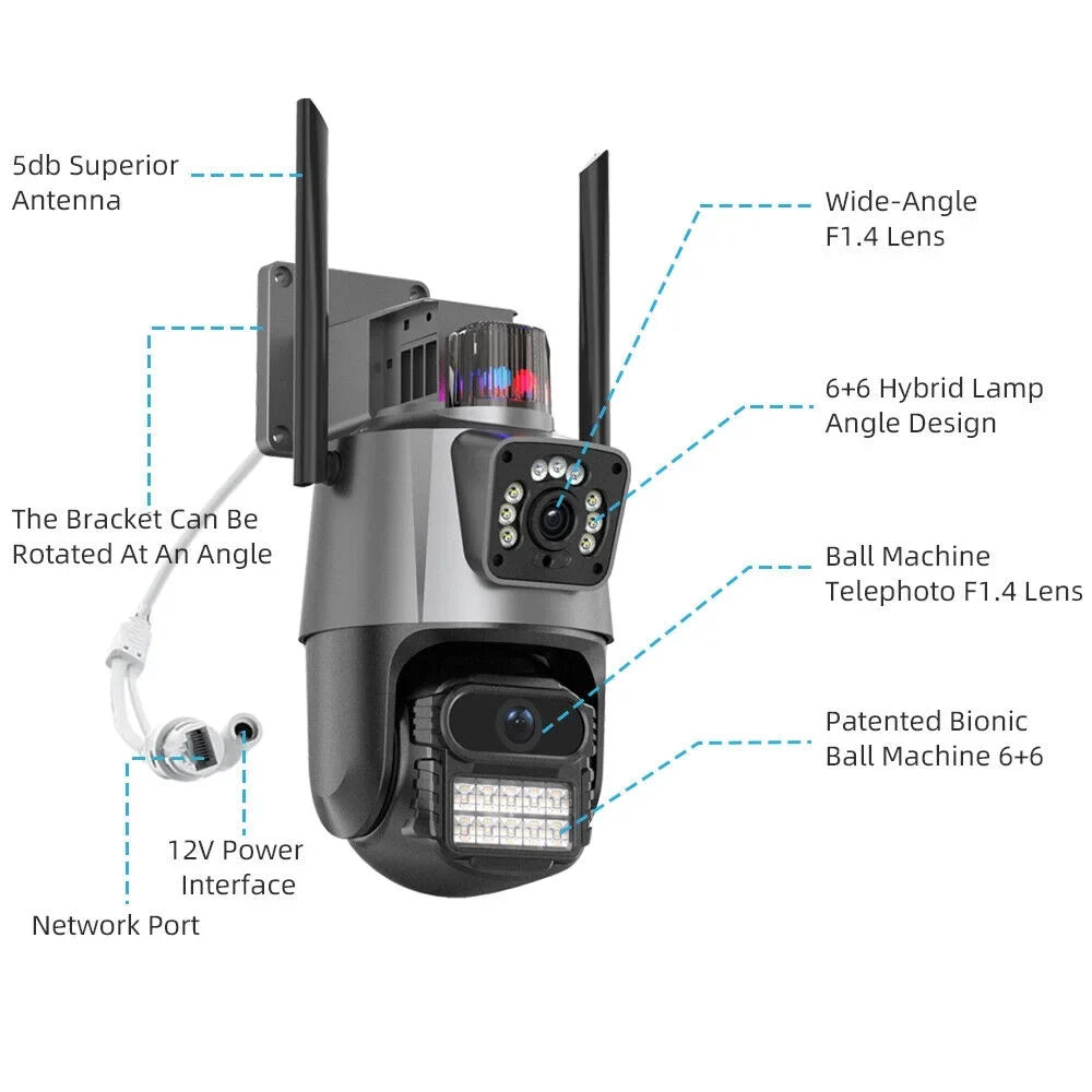 Jahyshow IP66 Outdoor Waterproof - Strong and Reliable All Your Security Needs