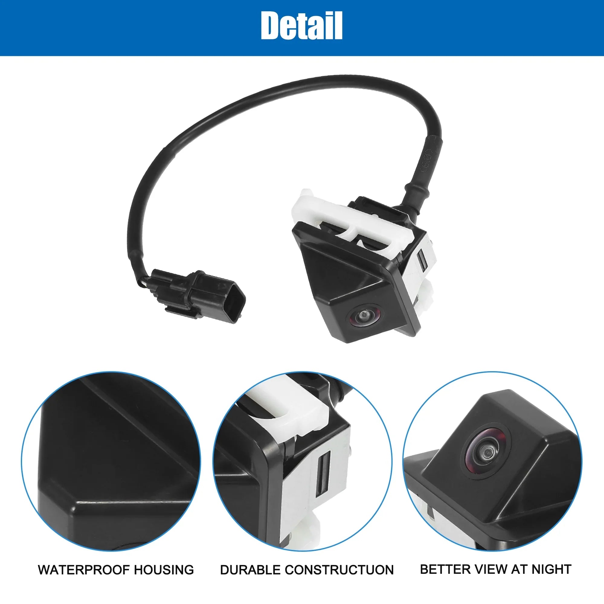 Unique Bargains Car Rear View Back Up Camera Fit Kia Optima 2014 2015 No.957602T650/95760-2T650