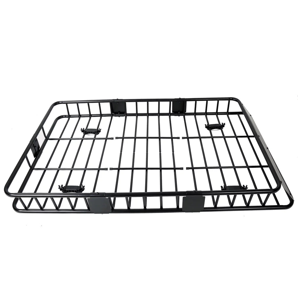 Jeremywell Universal 64"x 39"x 6" 150 LB Capacity Roof Rack Cargo Basket Extension Car Top Luggage Holder Carrier SUV Truck Cars