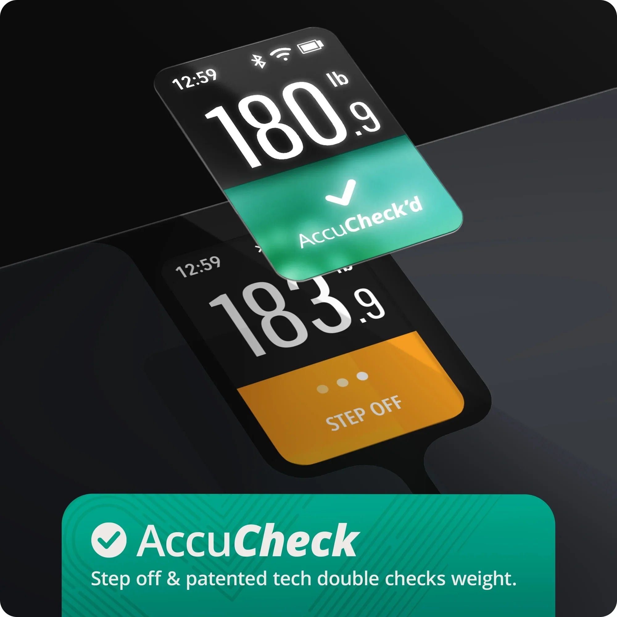 Top-notch Goods Verve Digital Smart Bathroom Scale, Bluetooth and WiFi Enabled Featuring AccuCheck and SwiftSync, 10 User Profiles with Free Tracking App