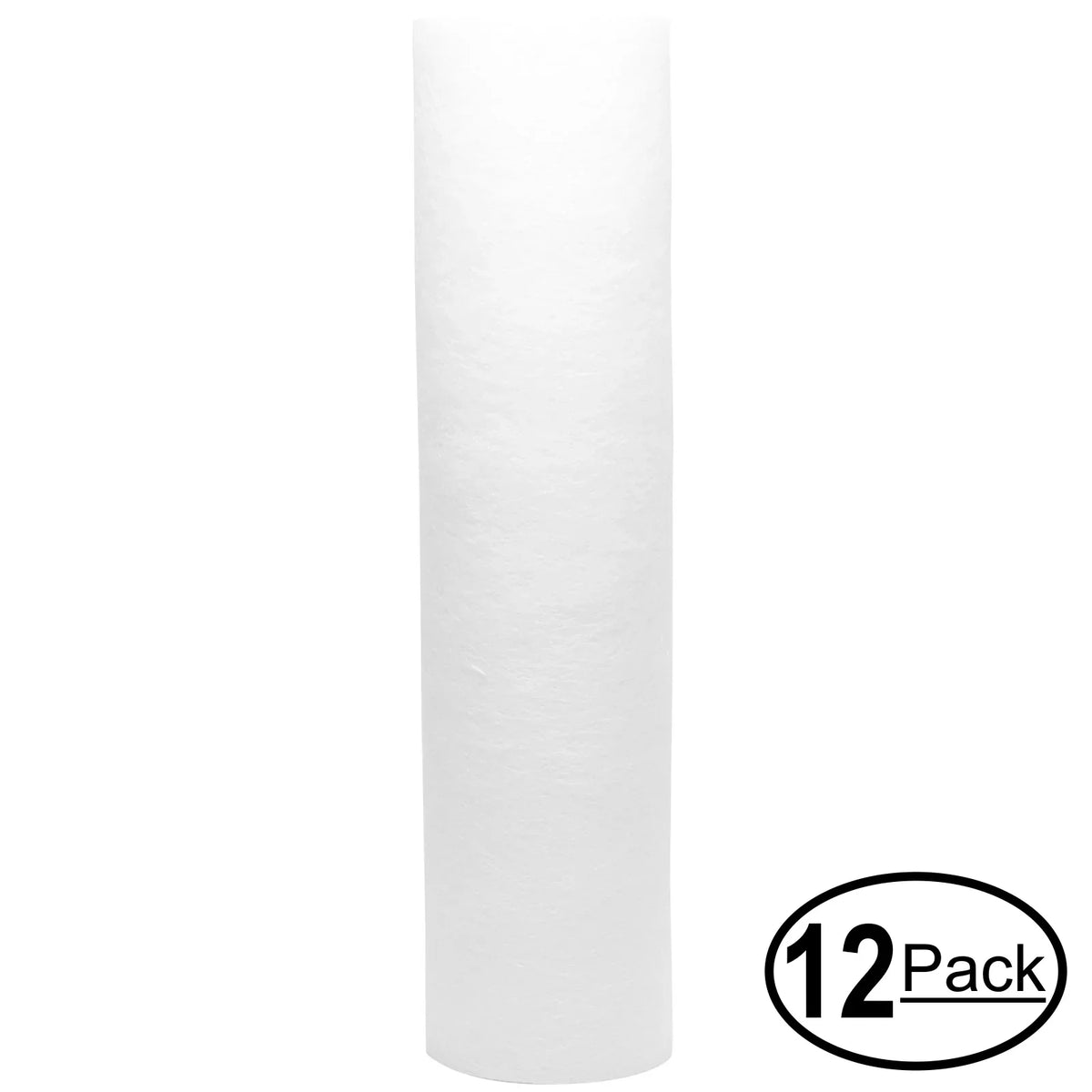 12-Pack Replacement OmniFIlter OT32-S-05 Polypropylene Sediment Filter - Universal 10-inch 5-Micron Cartridge OMNIFilter OT32-S-05 Drop-in Undersink Filter OT32 - Denali Pure Brand