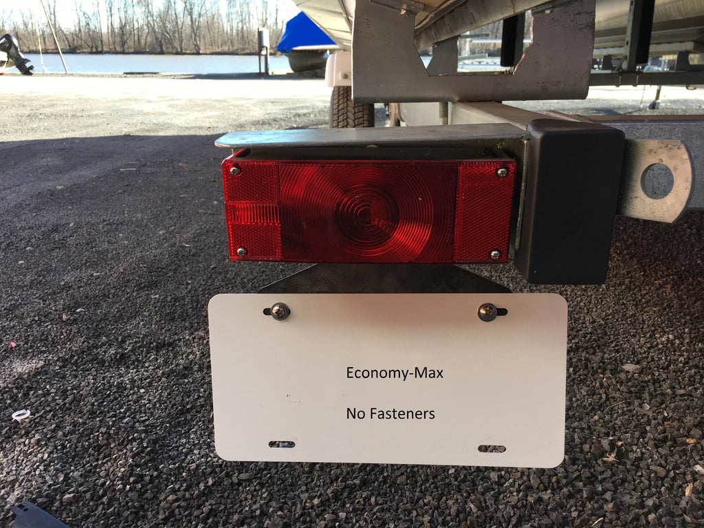 SurePlate TM Trailer/Truck EM16001 Rubber License Plate Holder Bracket, Economy-Max