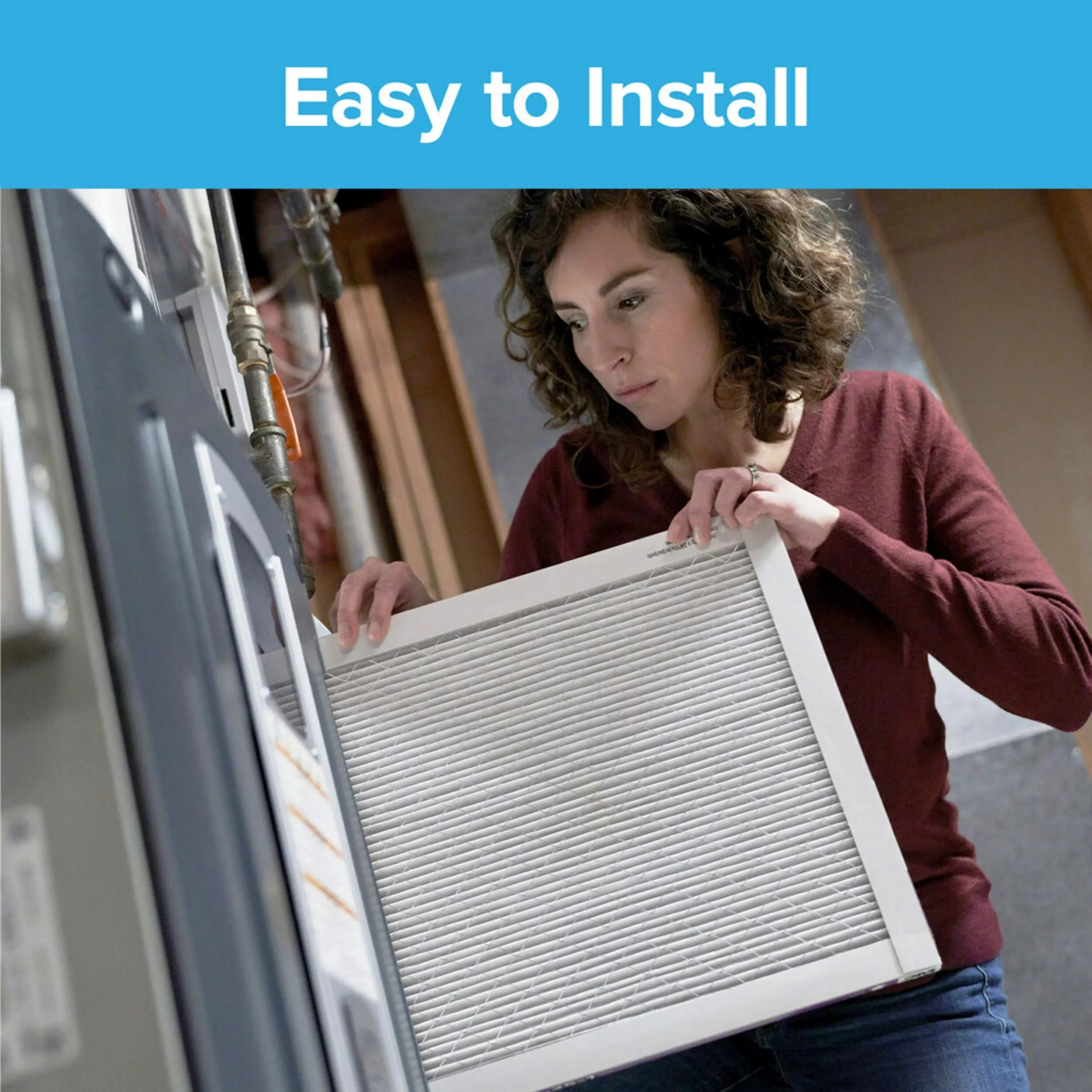 Filtrete by 3M, 20x24x1, MERV 12, Advanced Allergen Reduction HVAC Furnace Air Filter, Captures Allergens, Bacteria, Viruses, 1500 MPR, 4 Filters