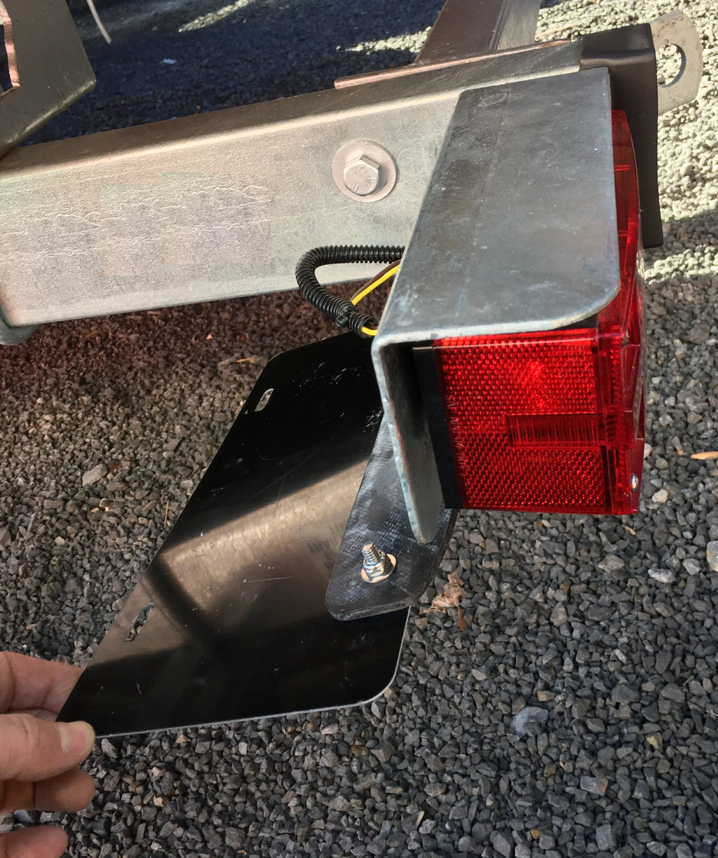 SurePlate TM Trailer/Truck EM16001 Rubber License Plate Holder Bracket, Economy-Max