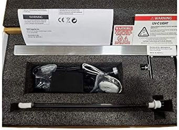 Whole House PCO UV-C Light System With tivated Carbon Filter With Magnet For HV Air Conditioning Coil. 16.75" Long