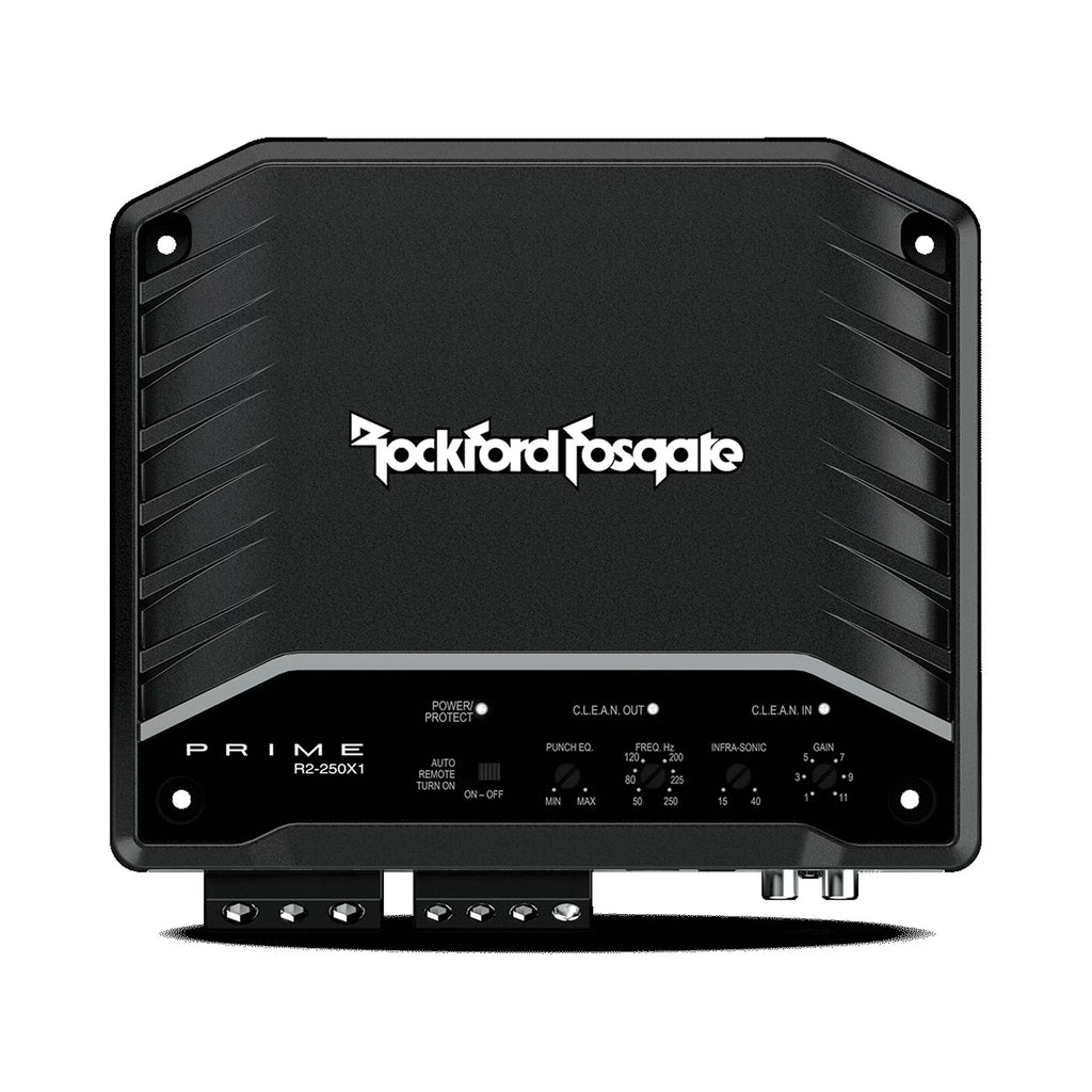 Rockd Fosgate R2-250X1 Prime 250-Watt Full Range Class D Mono Amplifier