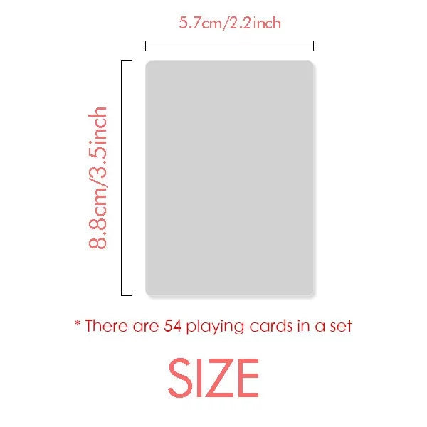 Like Sports Fitness Balanced Cross-country Score Poker Playing Card Index Game