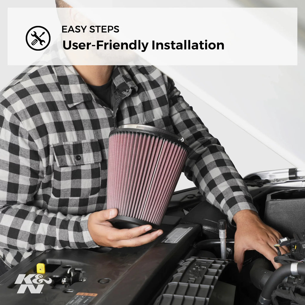 K&N Engine Air Filter: High Permance, Premium, Washable, Industrial Replacement Filter, Heavy Duty: E-0655