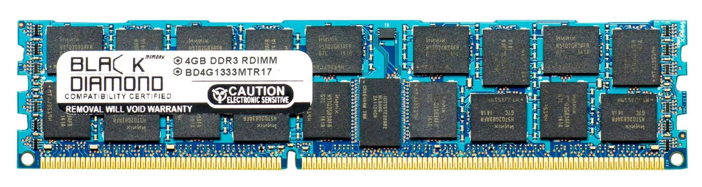 4GB RAM Memory Asus Z Series Z9PE-D8 WS (ECC Reg) 240pin PC3-10600 DDR3 ECC Registered RDIMM 1333MHz Black Diamond Memory Module Upgrade