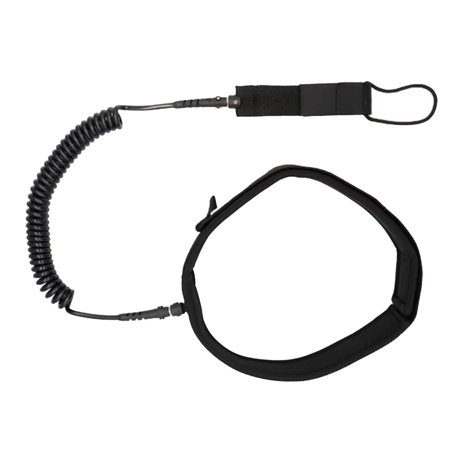 Surfboard Leash Coiled Surfing Leash Paddle Board Waist Belt Surf Leash Water Sports Stand up Paddleboard, Shortboard, Skimboard, Longboard 10FT