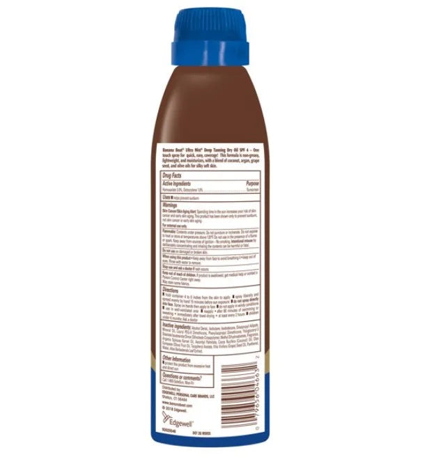 Banana Watercraft UltraMist Deep Tanning Dry Oil - SPF 4 - 6oz (Pack of 5)