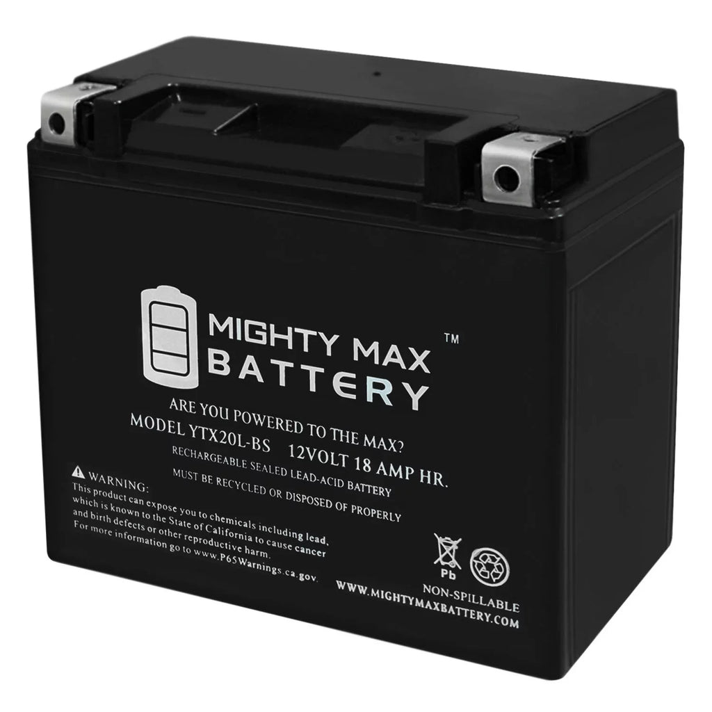 YTX20L-BS Battery Replacement Kawasaki Jet Ski E1F2G1G2 95-99