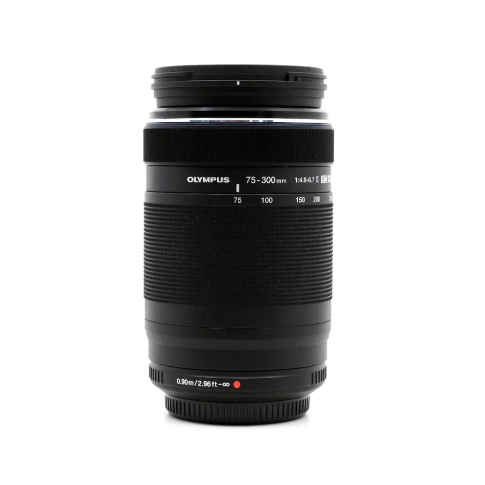 Olympus M.Zuiko Digital ED 75-300mm f/4.8-6.7 II Lens+ 7 Piece Filter & More - 64GB Accessory Kit