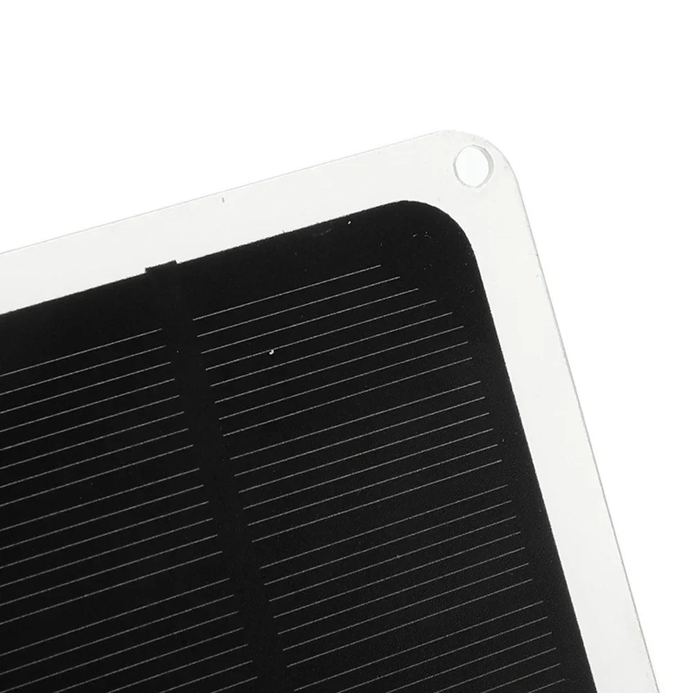 Aibecy 20W Monocrystalline Silicon Solar Panel Camping Hiking - Portable Charging Tool