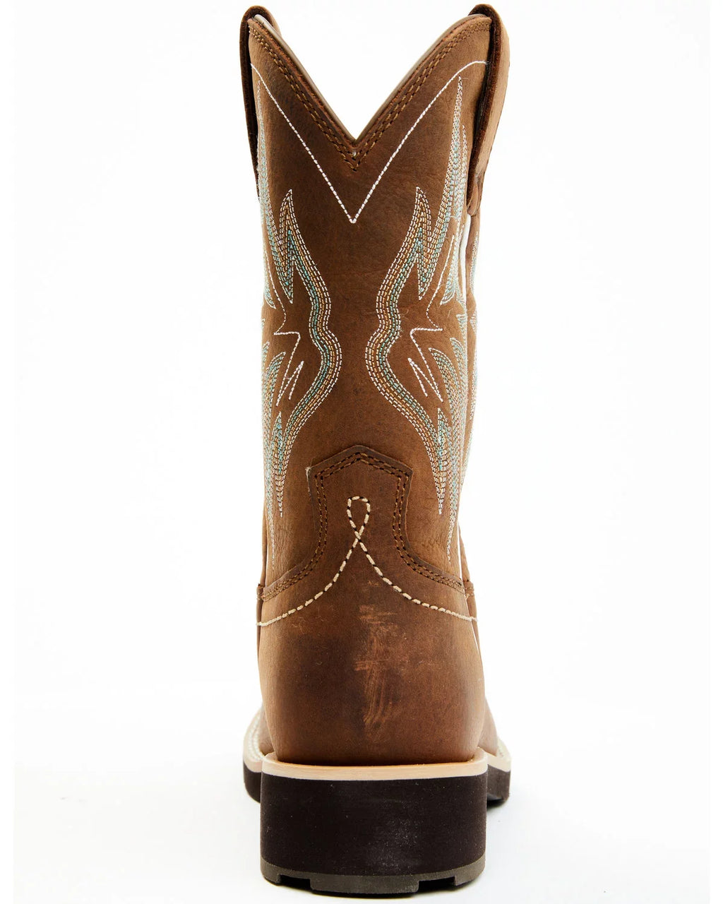 Shyanne Women's Xero Gravity Calyx Western Permance Boot Broad Square Toe Brown 9 M US