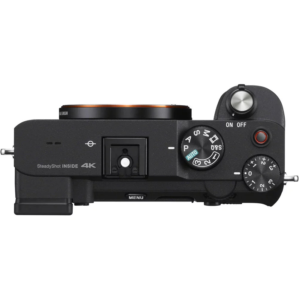 Sony a7C Camera (Black) Camera +24mm f/2.8 G Lens +3 PC Filter +64GB