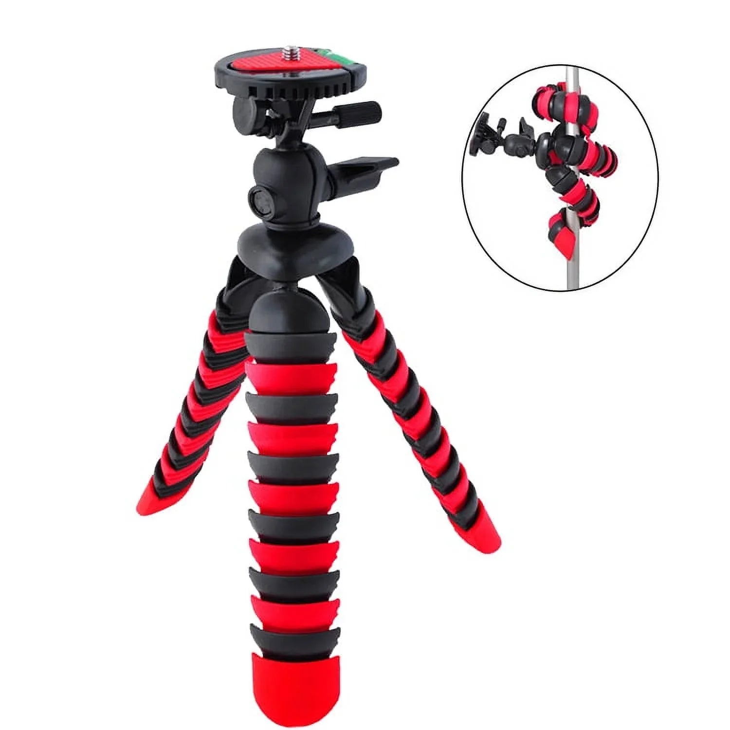 Olympus OM SYSTEM Tough TG-7 Digital Camera (Red) + Tripod + 1 Yr Warranty - 64GB Kit