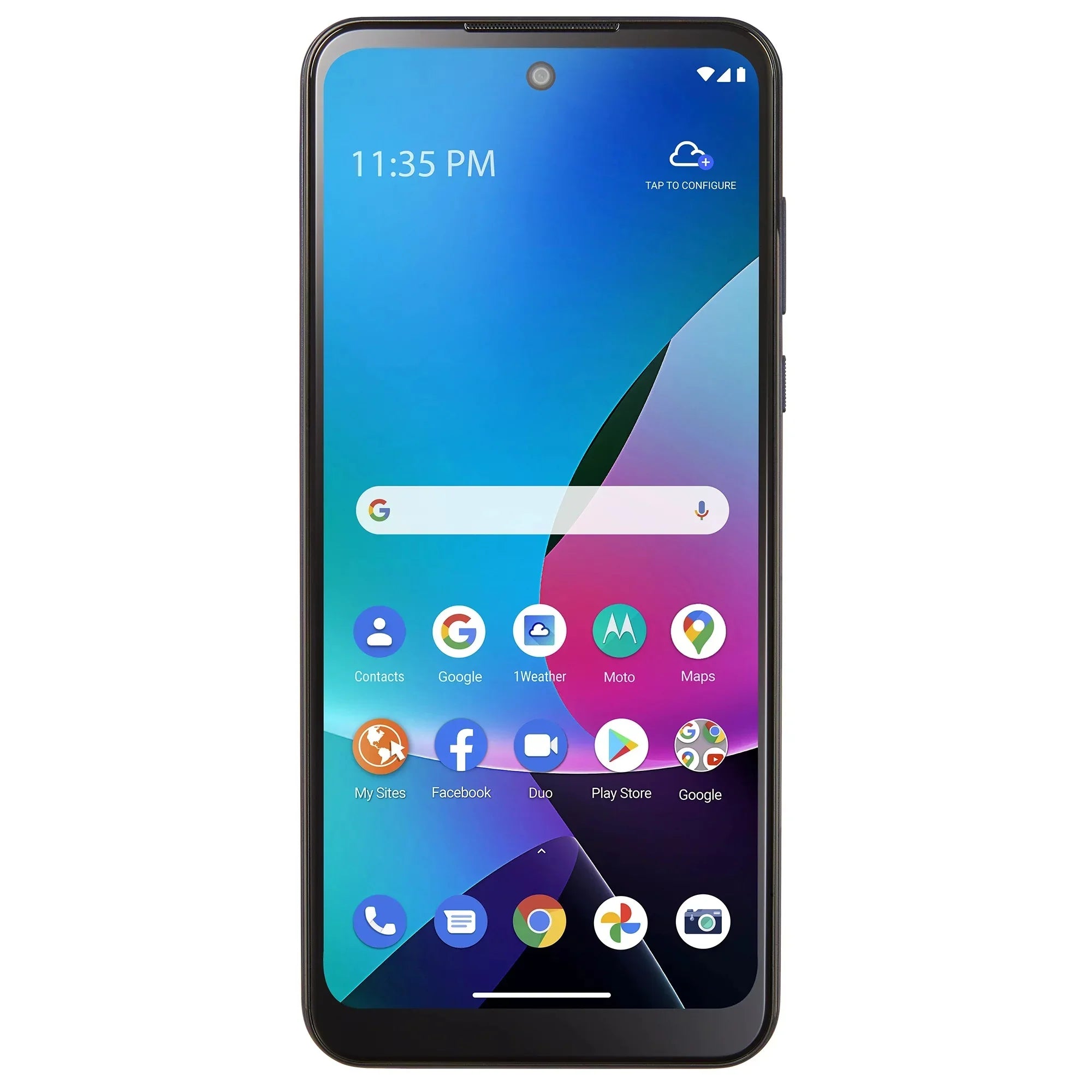 Refurbished Motorola WFMMTXT2271DCPWP Moto G Play 32GB 3GB RAM 2023 WM Family Mobile Black 6.5" 16MP Android Smartphone