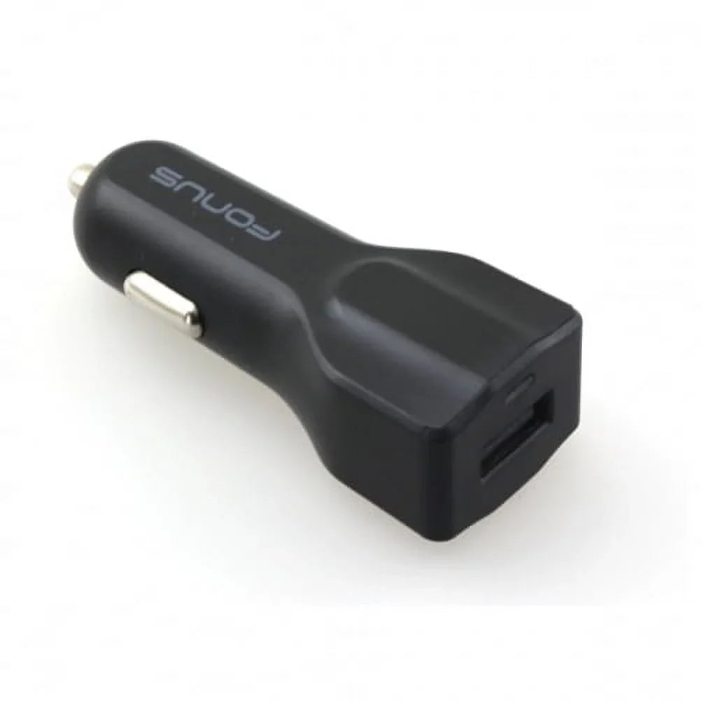 Type-C 3ft Metal USB Cable w USB Port Fast 18W Car Charger G4M Samsung Galaxy Tab S3 9.7 S9 Plus, S8+ S8, S10e S10 Plus active 5G Note 9 8 10 Plus A9 A50 A20 A10e - Sonim XP8 XP3