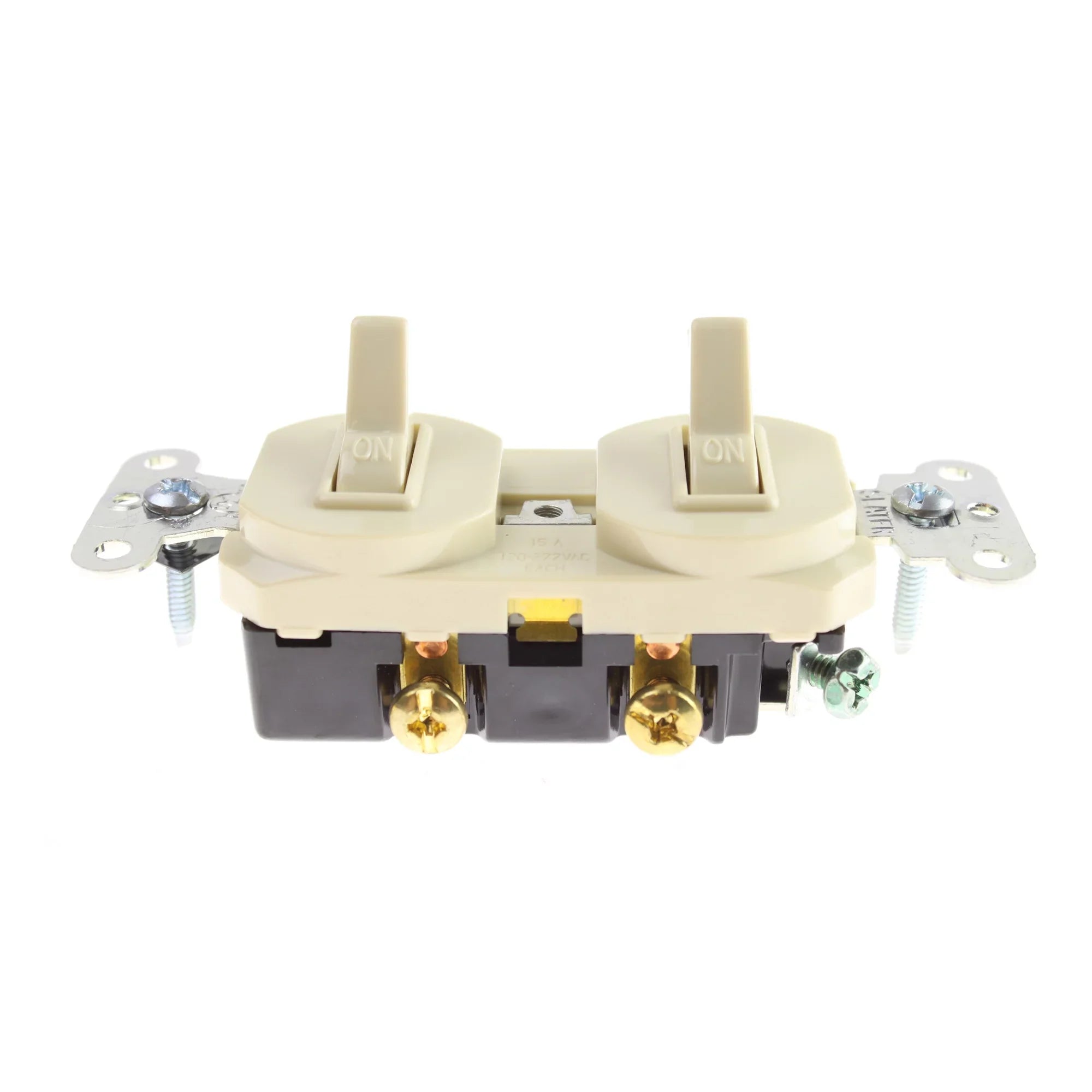Pass & Seymour Legrand 690-IG Combo Combination Switch, 1P, 15A, 120/277V, Ivory, 10 Pack