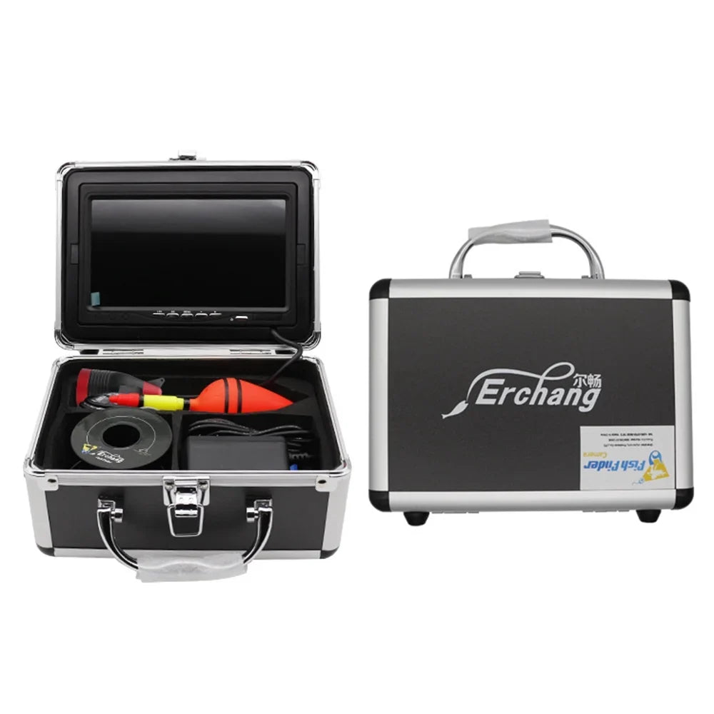 Erchang 7 Inch DVR Underwater Fishing Camera Portable Video Fish Finder Lake Sea Fishing, Compact and Lightweight, Convenient Traveling Anglers