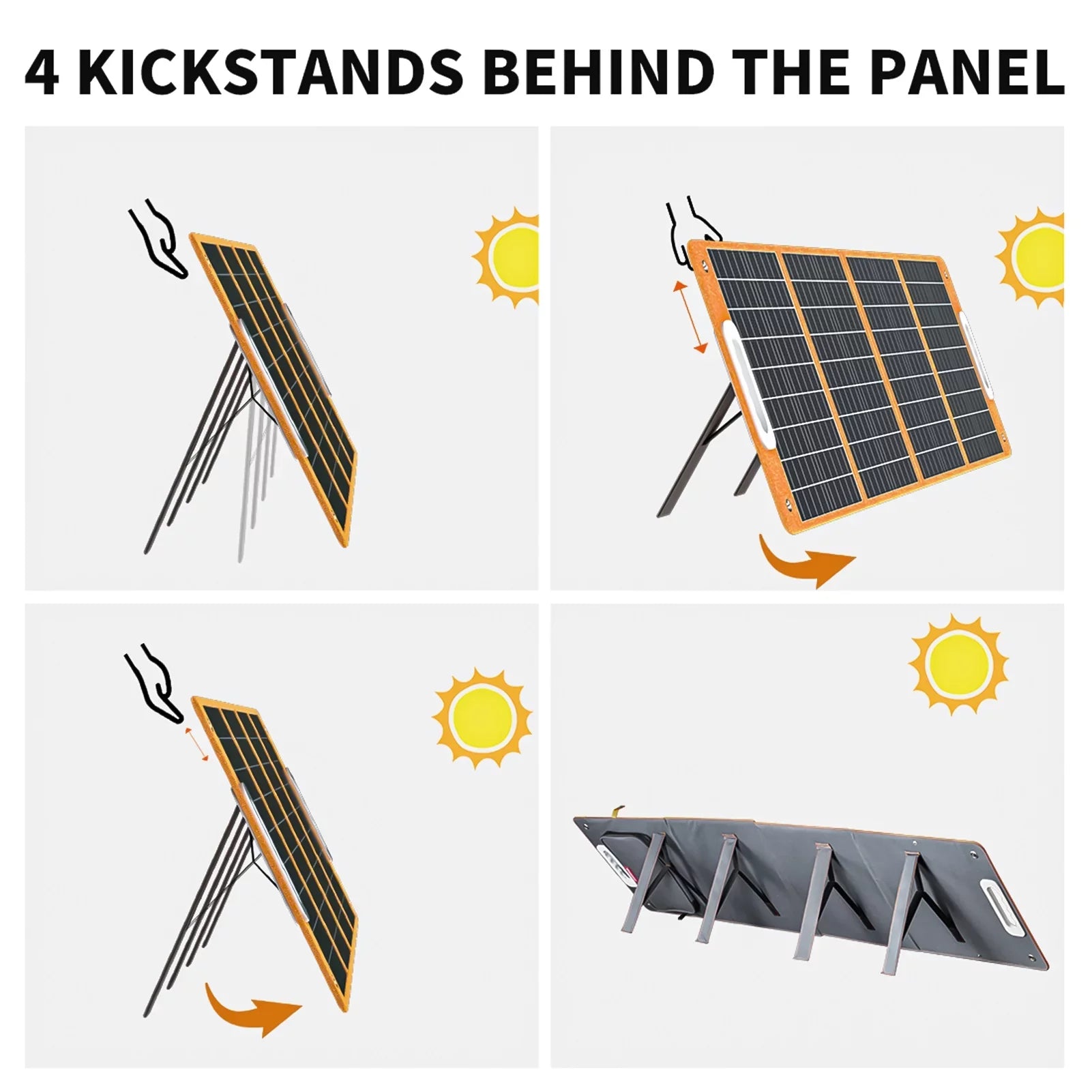 Got 18V/100W Portable Solar Panel Foldable Solar DC Output Portable Power Station