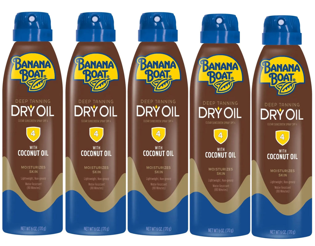 Banana Watercraft UltraMist Deep Tanning Dry Oil - SPF 4 - 6oz (Pack of 5)