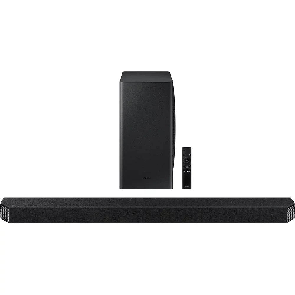 Samsung HW-Q900A 9.1.4ch Surround Sound Wireless Home Theater Bundle 7.1.2ch Dolby Atmos /DTS:X Soundbar + Swa-9500S 2.0.2ch Rear Speaker Kit + Subwoofer + Extended Wrap + 2 Deco Gear HDMI Cables