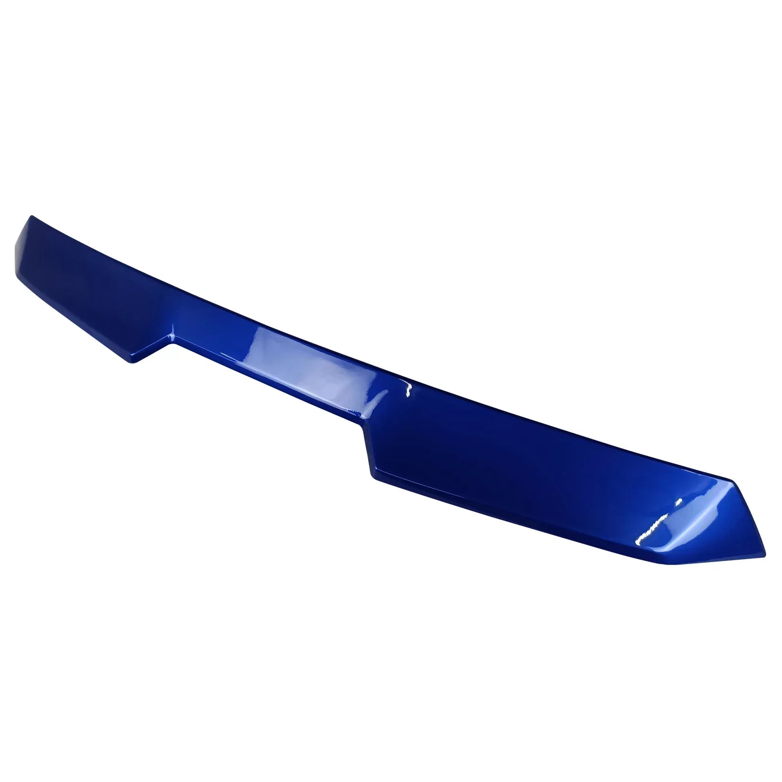 Ikon Motorsports Roof + Trunk Spoiler With 2022-2023 Subaru BRZ Toyota GR86, Painted #K7X Wr Blue Pearl/World Rally Blue ABS V Style Rear Window Visor Wing + TRD Style Trunk Spoiler