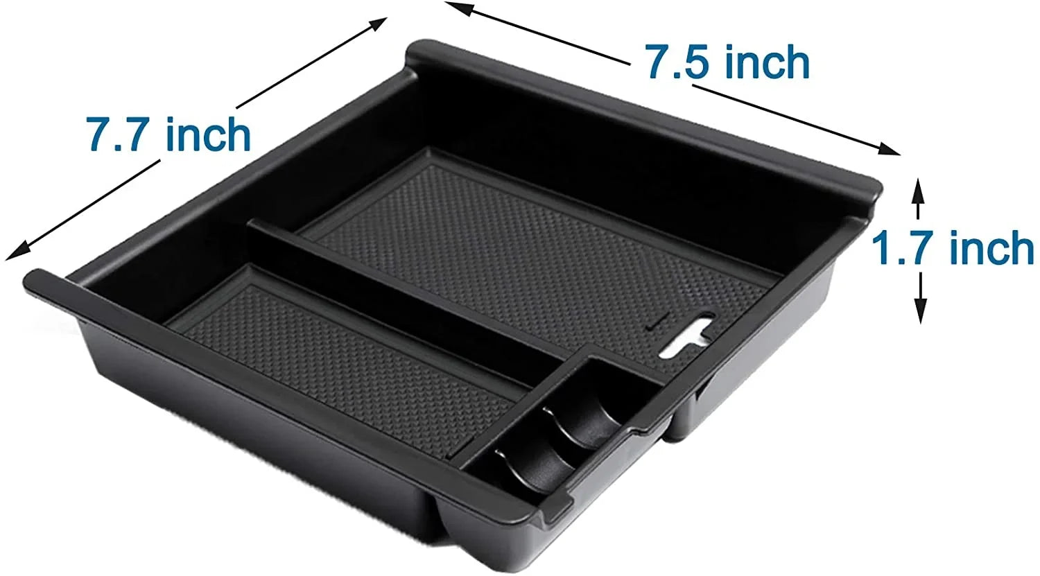 JDMCAR Center Console Tray Organizer with Toyota Tacoma Accessories 2016-2022 2023, Armrest Insert Container ABS Material Secondary Storage Box