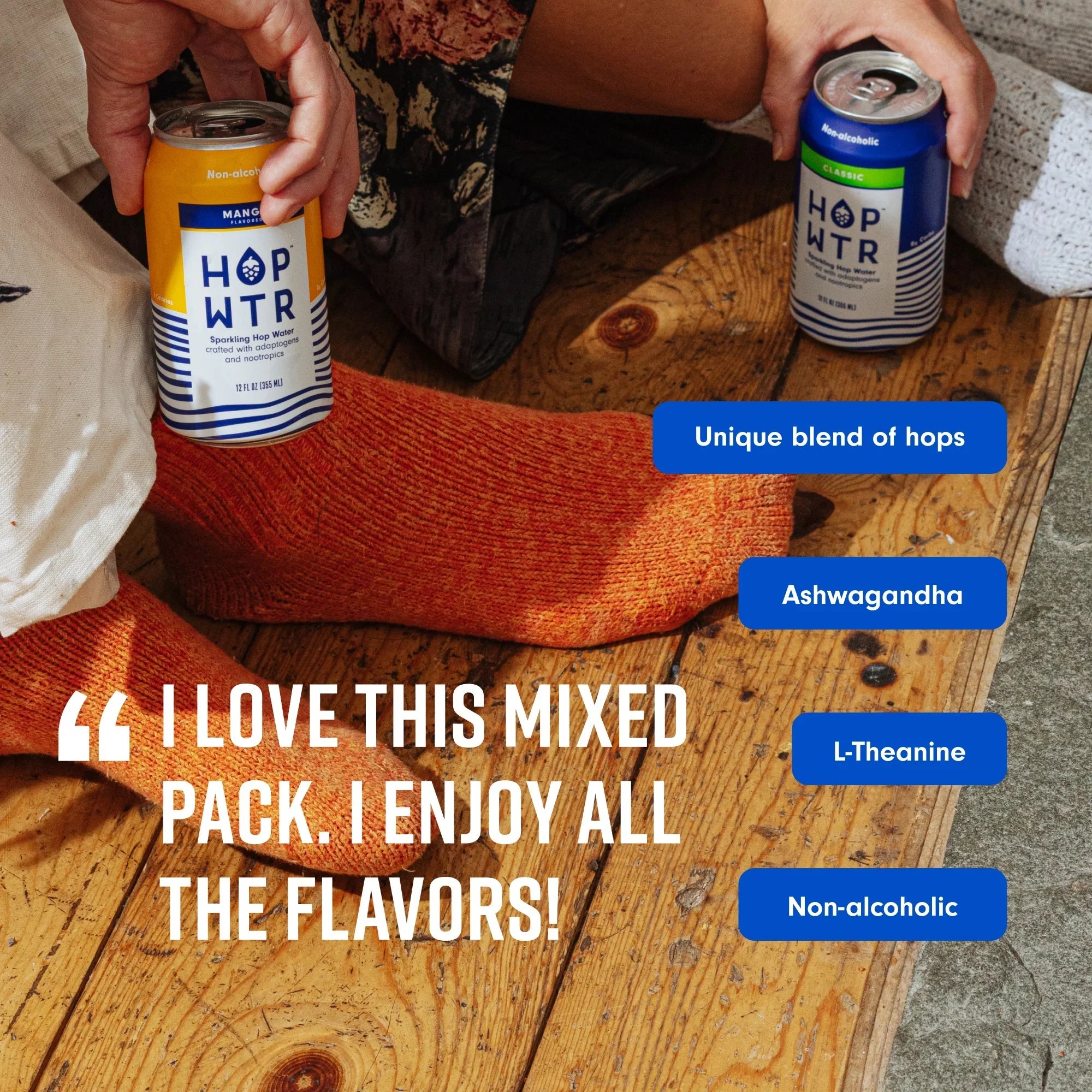 HOP WTR WTR 4 FLAVR VARIETY 12 PK, Pack of 2