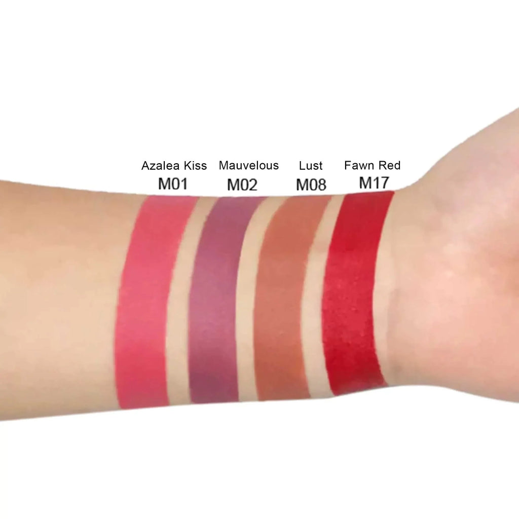 Lust Vegan Matte Lipstick Vitamin E Moist Rich Pigment By Makeup-Street