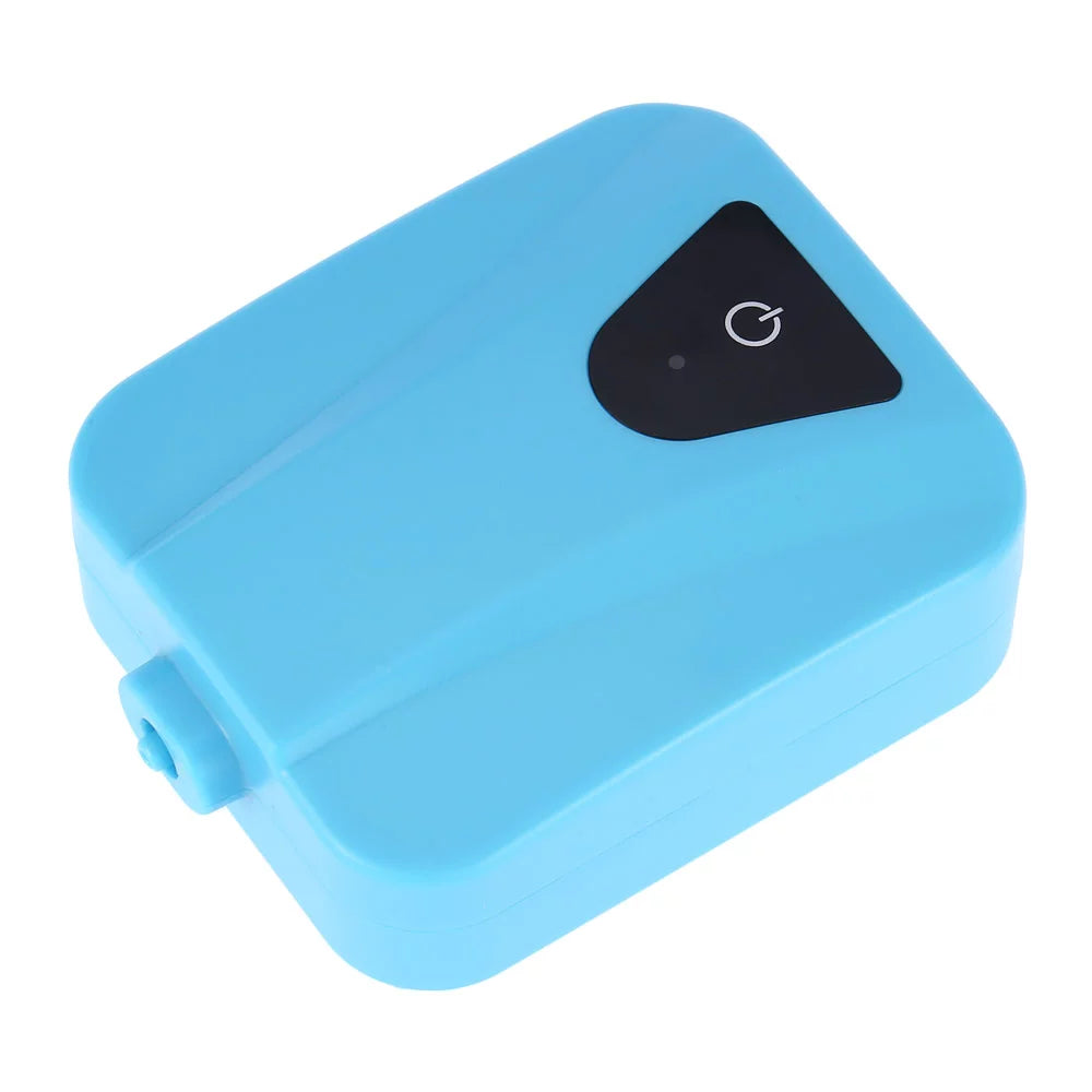 Tomfoto Solar Powered/DC Charging Oxygenator Water Oxygen Pump Pond Aerator with 1 Air Stone Aquarium Airpump 2L/min