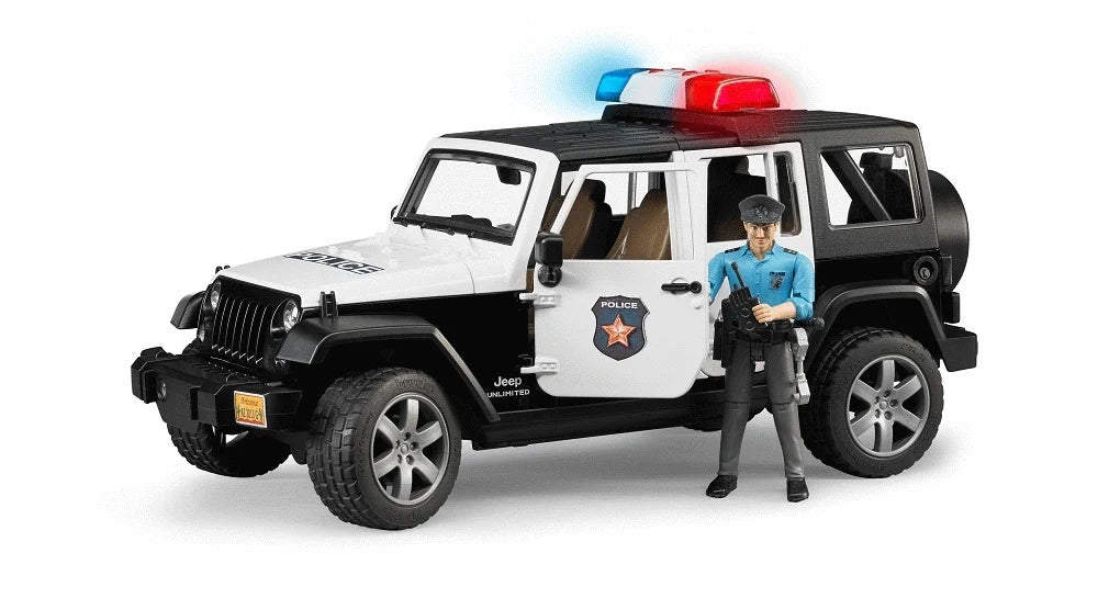 Jeep Rubicon Police car with Policeman