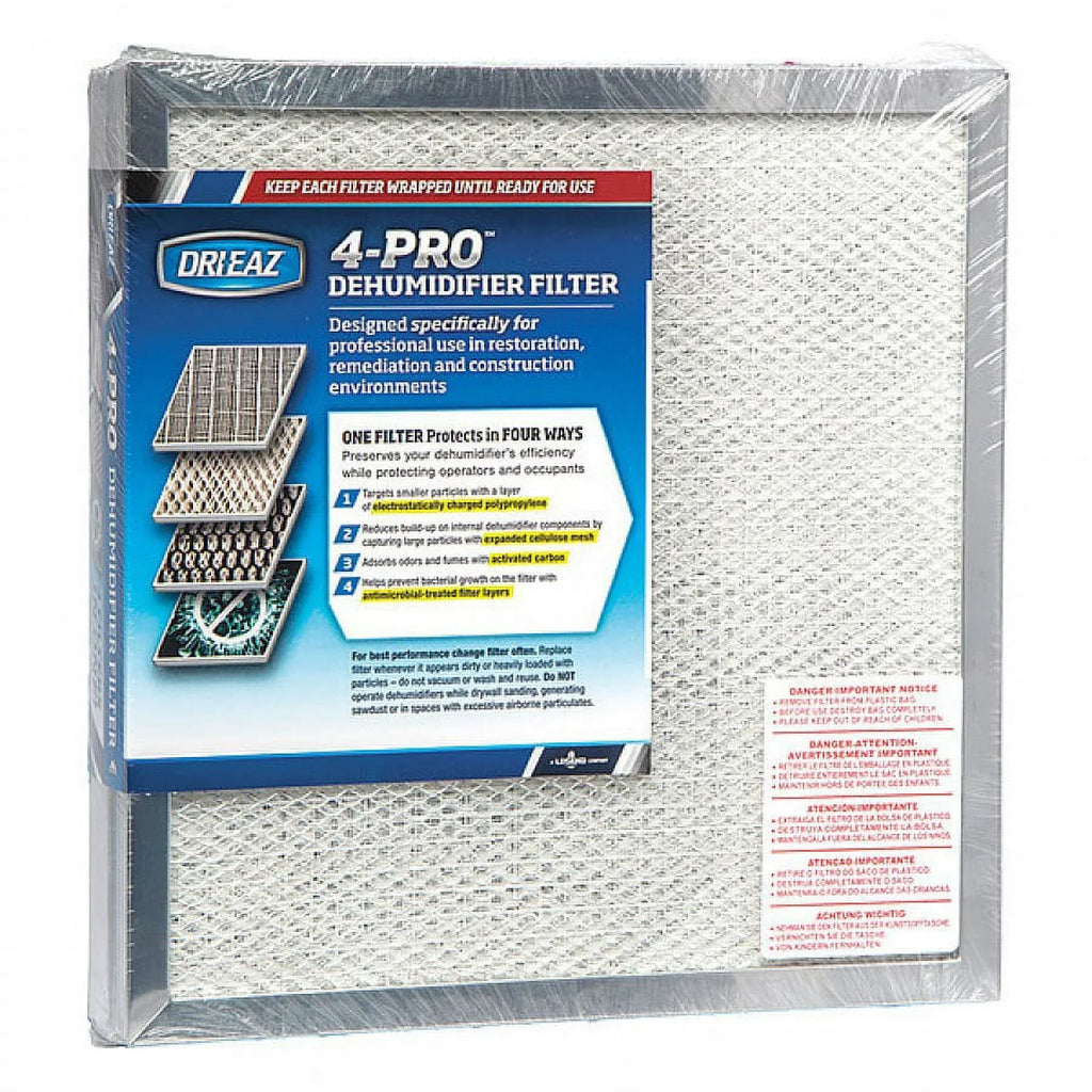 Dri-Eaz Air Cleaner Filter,13.75x13.75x2.5",3PK F585